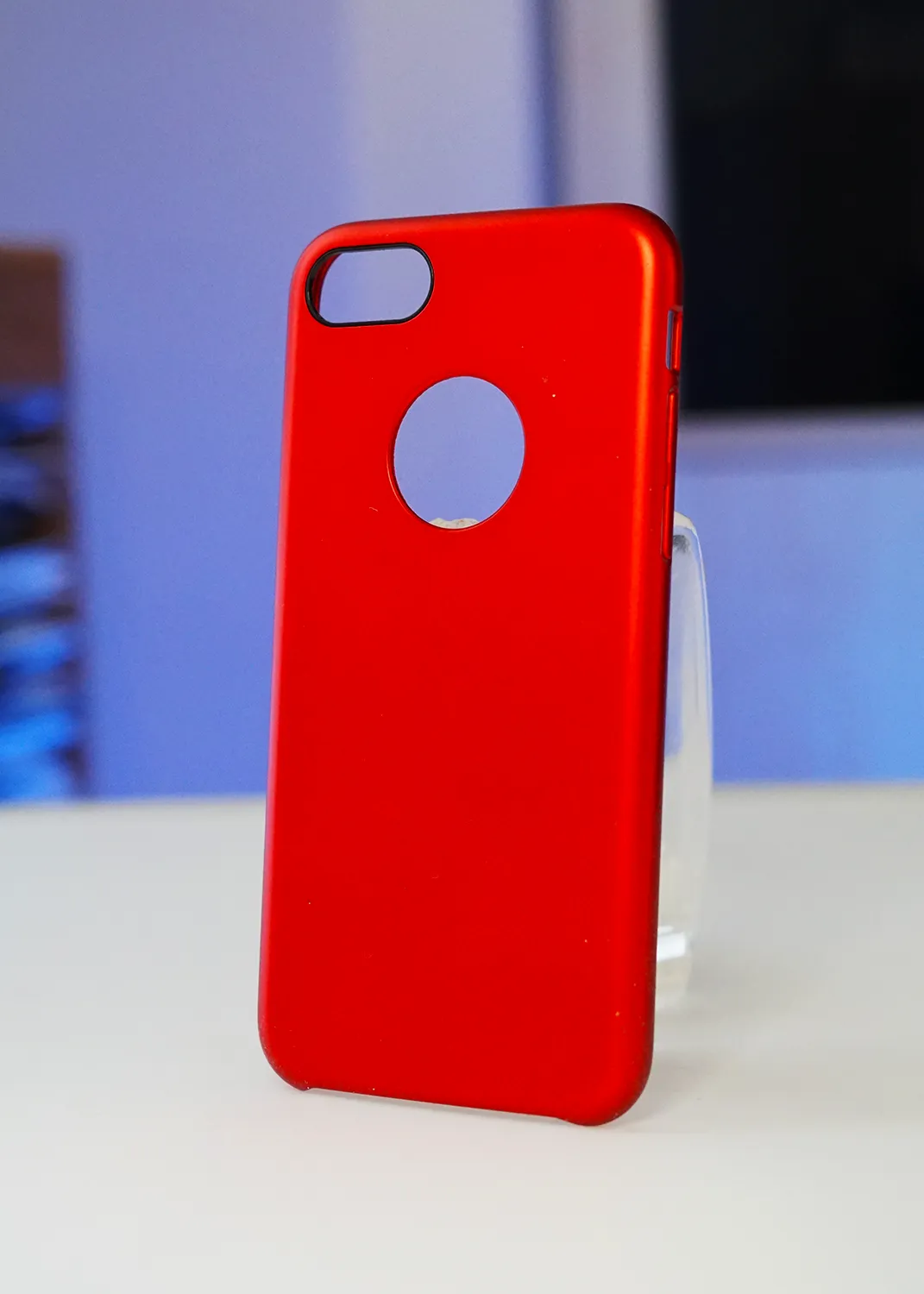 iPhone 7 / 8 / SE Uyumlu Kırmızı Mat Telefon Kılıfı
