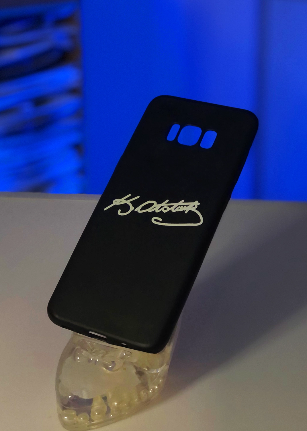 Samsung S8 Plus Esnek Plastik Telefon Kılıfı - Atatürk İmzalı Klasik Tasarım Modelleri ve Görselleri