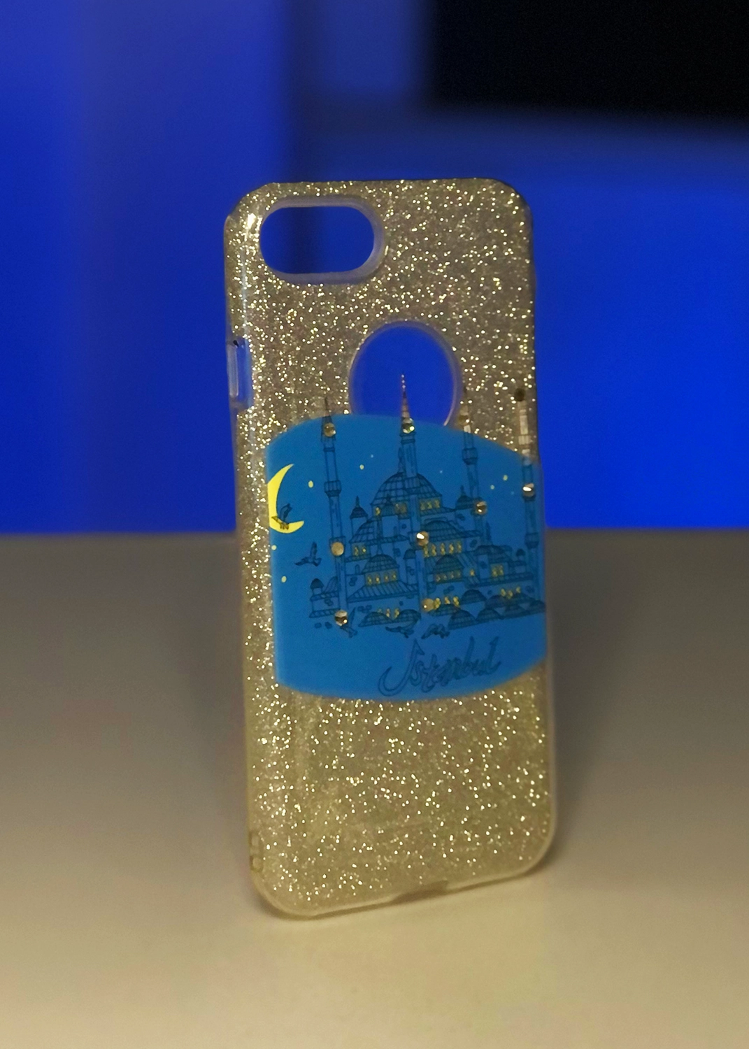 Apple iPhone 7 / 8 / SE 2020 / SE 2022 Beyaz Simli Istanbul Desenli Telefon Kılıfı Modelleri ve Görselleri
